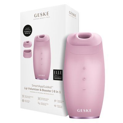 Пристрій для збільшення об'єму губ GESKE Lip Volumizer&Booster 6в1 pink HB0412 фото