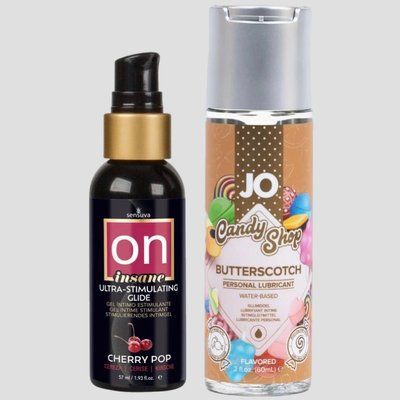 Sensuva Ultra-Stimulating On Insane Cherry Pop (57 мл) + JO Candy Shop Butterscotch (60 мл) LB164 фото