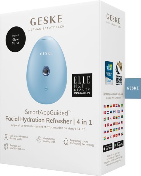 Електронний освіжувач для зволоження обличчя GESKE Facial Hydration Refresher 4в1 aquamarine HB0171 фото