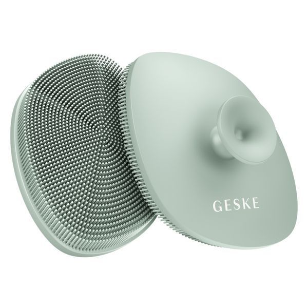 Щітка для обличчя GESKE Facial Brush 4в1 з тримачем green HB0063 фото