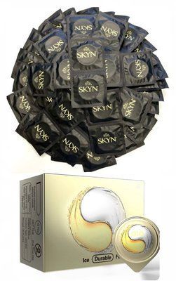 Комплект: SKYN ORIGINAL 50 шт. + OLO Лід і Полум'я 10 шт. SOS11237 фото