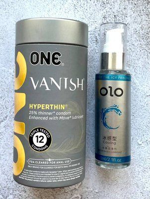 Комплект ONE Vanish 12 шт + Лубрикант охолоджуючий OLO 60 мл SOS2326 фото