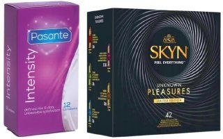 Набор с SKYN Pleasures, 42 шт + Pasante Intensity (Ribs & Dots), 12 шт SOS8076 фото