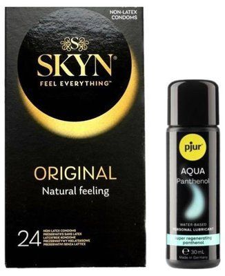 Комплект SKYN Original 24 шт + Pjur Aqua Panthenol 30 мл SOS13245 фото