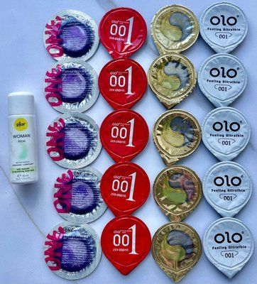 Набір 20 штук One, Olo + лубрикант pjur Woman Aloe (30 мл) SOS3976 фото