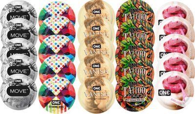 Набор из 25 шт One Move + ONERibs + ONE Vanish + ONETattoo + ONE Bubblegum SOS8373 фото