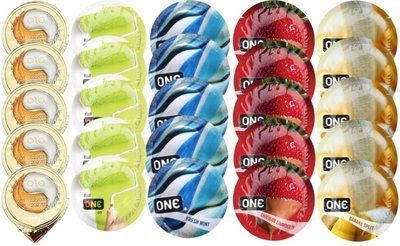 Набор из OLO Ice Durable + ONE Color + ONE Mint + ONEChocolateStrawberry + ONEBanana SOS8724 фото