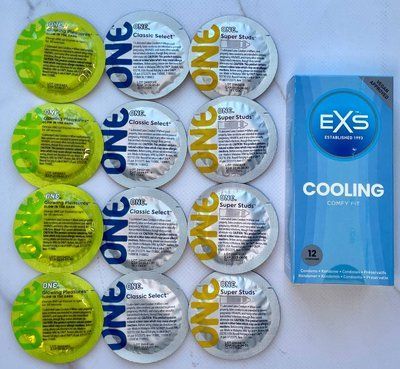 набор 12 шт ONE Super Studs, Glowing Pleasures, Classic + EXS Cooling (12 шт.) SOS3926 фото