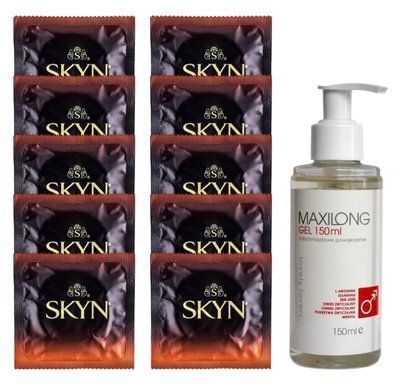 Комплект Skyn Warming 10 шт + Lovely Lovers MAXILONG Gel (150 мл) SOS14447 фото