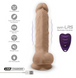 Фалоімітатор з вібрацією SilexD Vetus Vibro Flesh (MODEL 1 size 8in) + LRS, двошаровий, діам. 4,2 см SO8213 фото 5