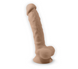 Фалоімітатор з вібрацією SilexD Vetus Vibro Flesh (MODEL 1 size 8in) + LRS, двошаровий, діам. 4,2 см SO8213 фото 1