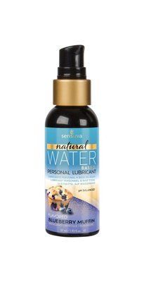 Смазка на водной основе Sensuva Natural Water-Based Blueberry Muffin 57 мл без глицерина и парабенов SO4942 фото
