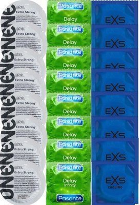 Набір 24 шт ONE Extra Strong + Delay Infinity + EXS Cooling SOS7330 фото