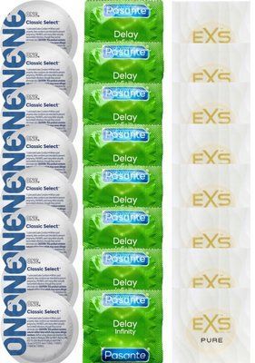 Набір 24 шт ONE Classic Select + Delay Infinity + EXS Pure SOS7430 фото