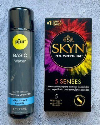 Набір SKYN 5 Senses - Лубрикант pjur Basic waterbased 100 мл SOS2627 фото