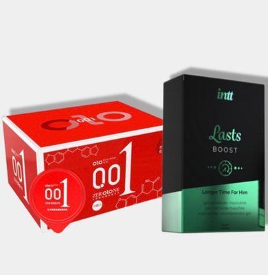OLO 0.01 ZER Red 10 шт + Пролонгатор Intt Lasts (15 мл) SOS5900 фото