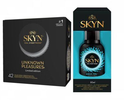 Набір : SKYN Unknown Pleasures 42 шт та Лубрикант SKYN AQUA FEEL 80 мл SK113 фото