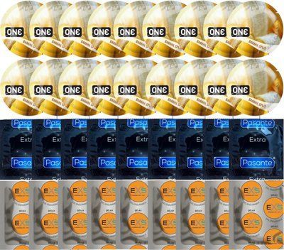 Набор 36 шт ONE ONE Banana Split + Pasante Extra Safe + EXS Delay SOS7529 фото