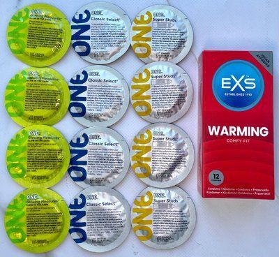 набор 12 шт ONE Super Studs, Glowing Pleasures, Classic + EXS Warming (12 шт.) SOS3927 фото