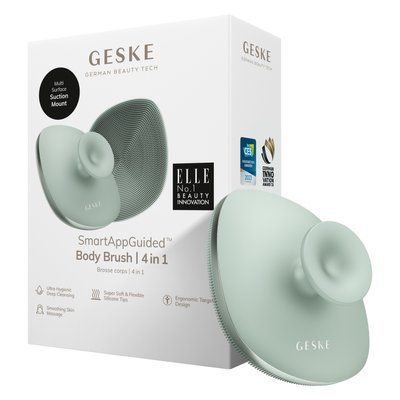 Щітка для тіла GESKE Body Brush 4в1 green HB0343 фото