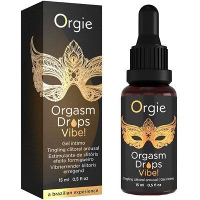 Клиторальные капли с вибрацией ORGASM DROPS VIBE!,15 мл ORGIE ST24 фото