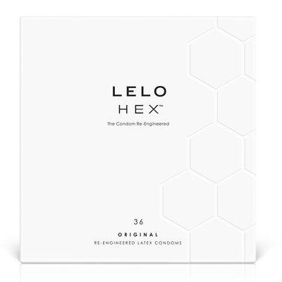 LELO HEX Condoms Original 36 Pack, тонкі та суперміцні SO8131 фото