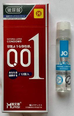 Комплект Muaisi 001 RED 12 шт + Лубрикант System JO H2O ORIGINAL (30 мл) SOS2978 фото