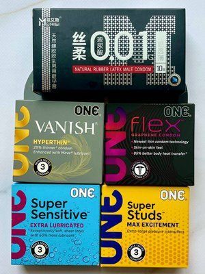 Набор 22 шт ONE Vanish, Sensitive, Flex, Super Studs + Muaisi Black SOS1477 фото