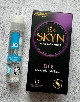 Комплект Skyn Elite 10 шт - Лубрикант System JO H2O ORIGINAL (30 мл) SOS2678 фото