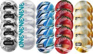 Набор из 25 шт One Move + ONE Plus + ONEFreshMint + ONEChocolateStrawberry + ONEBanana SOS8426 фото