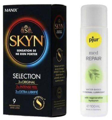 Комплект Skyn ​​Selection 9 шт + Pjur MED Repair Glide 100 мл SOS13147 фото