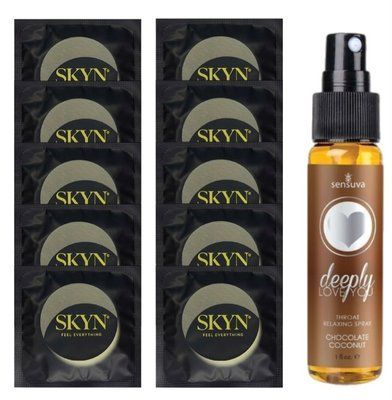 Комплект SKYN Pina Colada 10 шт + Sensuva Deeply Love You Chocolate Coconut (29 мл) SOS13697 фото
