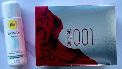 Комплект Olo Red Silver 10 штук + Лубрикант pjur Woman Nude (30 мл) SOS4078 фото