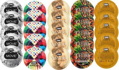 Набор из 25 шт One Move + ONERibs + ONE Vanish + ONETattoo + ONE Legend XL SOS8375 фото