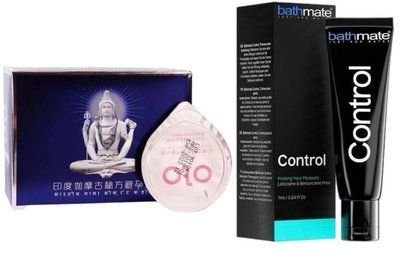 OLO Benefit 10шт.+ Концентрований пролонгатор для чоловіків Bathmate Control (7 мл) SOS6627 фото