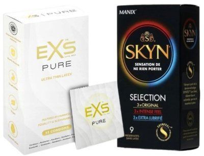 Набор з Skyn Selection 9 шт + EXS Pure 12 шт SOS7829 фото