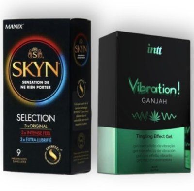 Skyn Selection 9 шт + Intt Vibration Ganjah (15 мл) SOS6831 фото