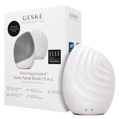Електронна ультразвукова щітка для обличчя GESKE Sonic Facial Brush 5в1 starlight HB0066 фото