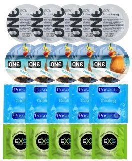 Набор 20 шт ONE Extra Strong + ONE Island Punch + Pasante Cooling + EXS EXTREME 3 в 1 SOS7282 фото
