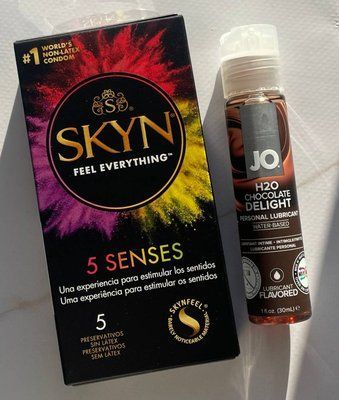 Набор SKYN 5 Senses + Смазка System JO H2O &mdash; Chocolate Delight (30 мл) SOS2129 фото