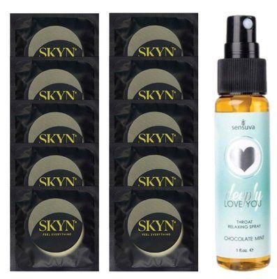 Комплект SKYN Pina Colada 10 шт + Sensuva Deeply Love You Chocolate Mint (29 мл) SOS13698 фото