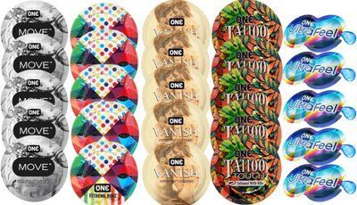 Набор из 25 шт One Move + ONERibs + ONE Vanish + ONETattoo + OONE UltraFeel SOS8376 фото