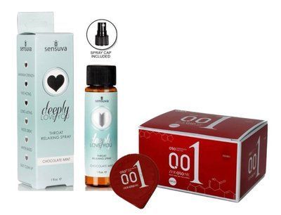 OLO Passionate Factor &mdash; 10 шт та Спрей Sensuva Deeply Love You Chocolate-Mint SOS883 фото