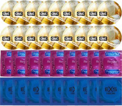 Набор 36 шт ONE Banana Split + Pasante Regular + EXS Cooling SOS7581 фото