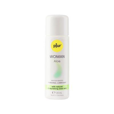 Лубрикант на водной основе pjur Woman Aloe 30 мл с экстрактом алоэ, увлажняющий, без парабенов PJ13310 фото