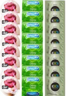 Набір 24 шт ONE Bubblegum + Delay Infinity + EXS Snug Fit SOS7482 фото