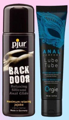 Набір лубрикантів pjur backdoor anal Relaxing jojoba silicone 30 мл + ANAL COMFORT, 100 мл ORGIE LB686 фото