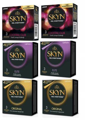 Набір: SKYN Cocktail Club 6 шт. + Skyn Elite 6 шт. + Skyn Original 6 шт. SOS11797 фото