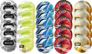 Набор из 25 шт One Move + ONE Color + ONEFreshMint + ONEChocolateStrawberry + ONEBanana SOS8428 фото