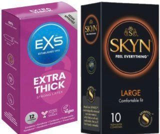 Набор с 10шт SKYN Large + EXS Extra Safe 12 шт SOS8030 фото